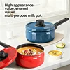 Enameled Milk Pot Baby Food Cooker Infant Frying and Cooking All-in-One Household Soup and Instant Noodle Pot