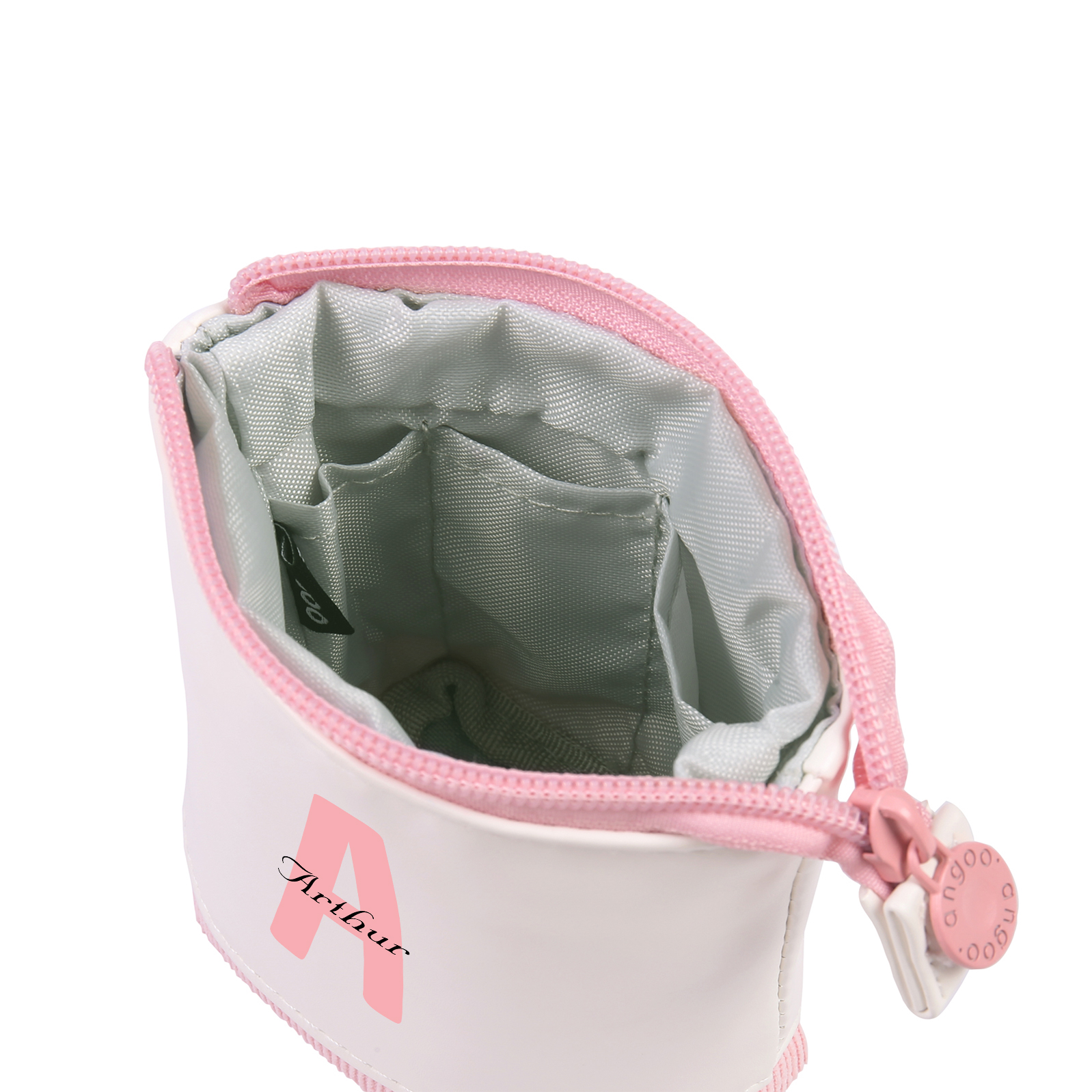 Astuccio per matite personalizzato con 1 nome e 1 lettera regalo per scuola elementare bambini