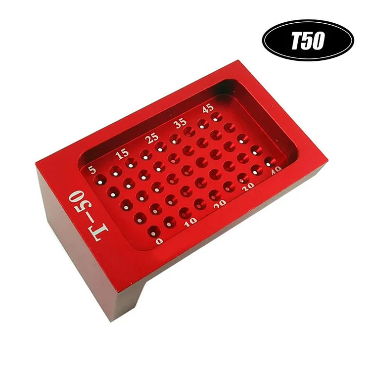 50-Hole Positioning T-type Ruler | 168DEAL