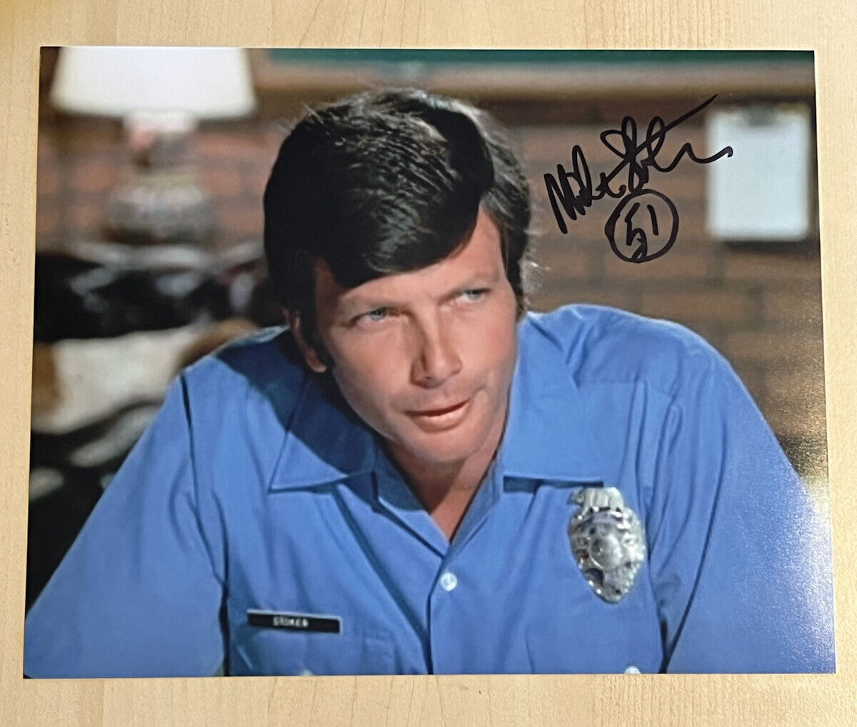 MIKE STOKER HAND SIGNED 8x10 Photo Poster painting ACTOR AUTOGRAPHED EMERGENCY SHOW COA