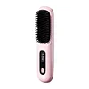 Cordless Hair Straightening Brush Straightener Rechargeable Hot Brush