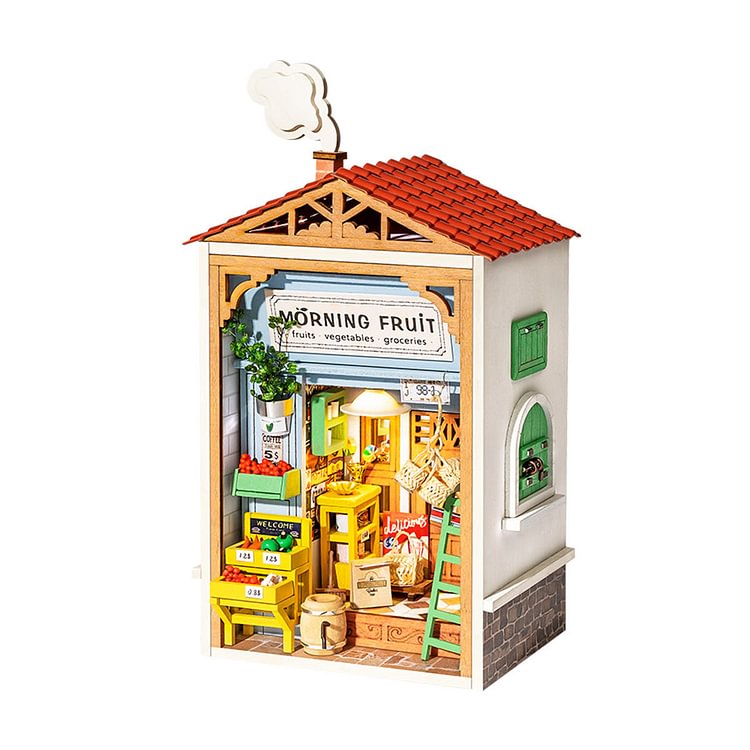  Robotime Online Rolife Morning Fruit Store DIY Miniature House DS009