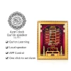 Equantu Bluetooth Azan Alarm Wall Mounted Digital Azan Timing Quran Player Clock 
