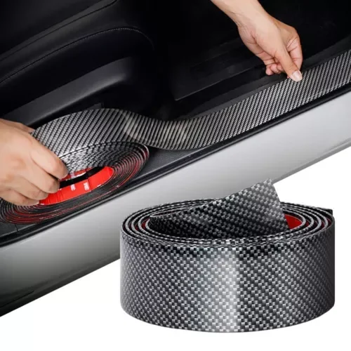 Dronehint Parts Fiber Accessories Carbon Vinyl Car Sill Door Plate Scuff Sticker Protector (For: Mini) Parts