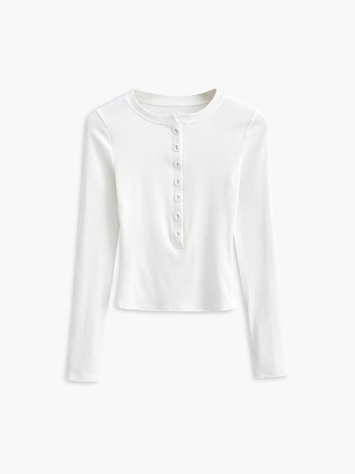 Rotimia Button Down Long Sleeve Crop Shirt