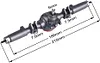  Aluminum Alloy CNC Front Rear Axle Set 30T/8T for 1/10 RC Crawler Axial AR44 SCX10 II 90047 90046 AX90060 Builders Kit Upgrade (Gray)