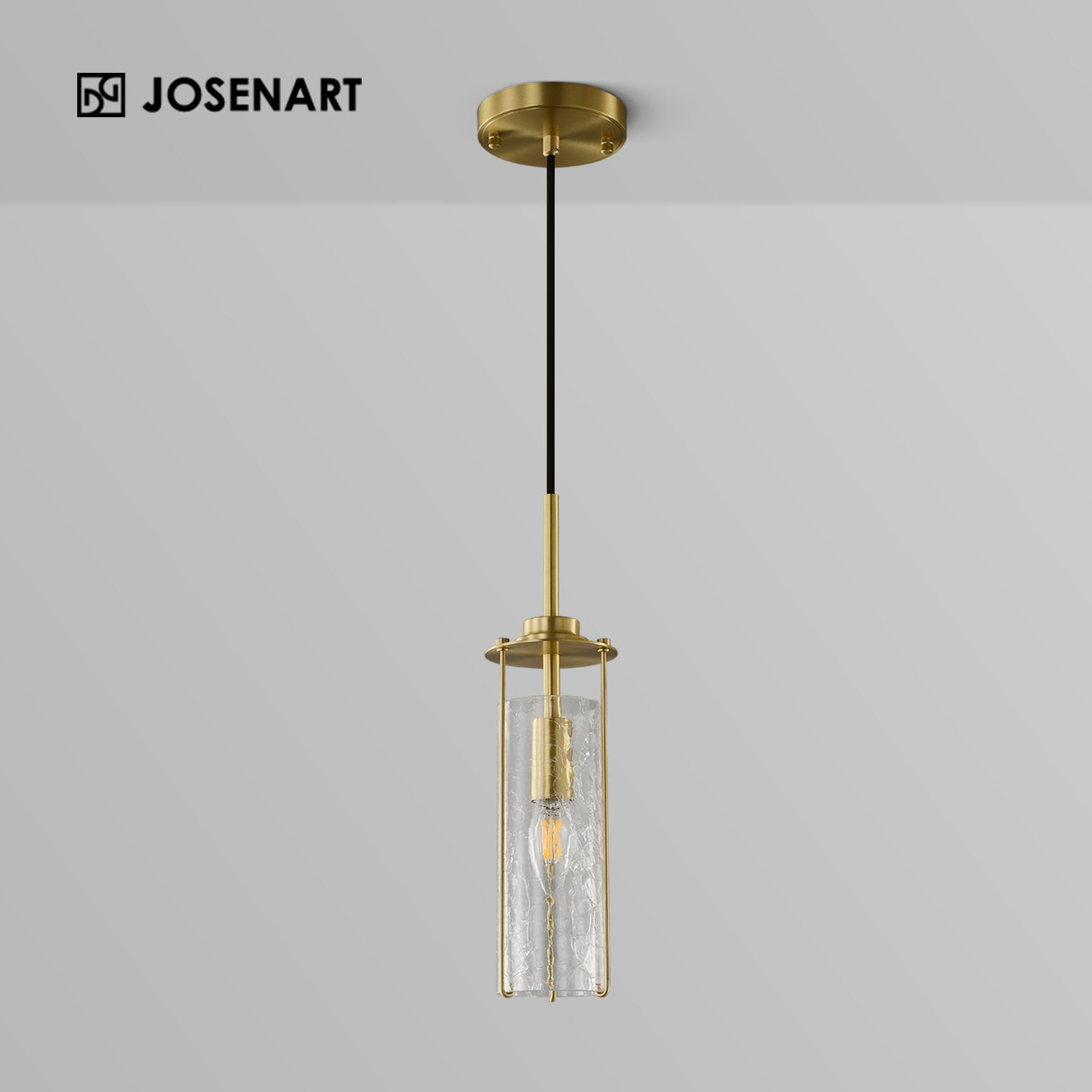 Belmont Clear Glass Pendant  JOSENART Josenart