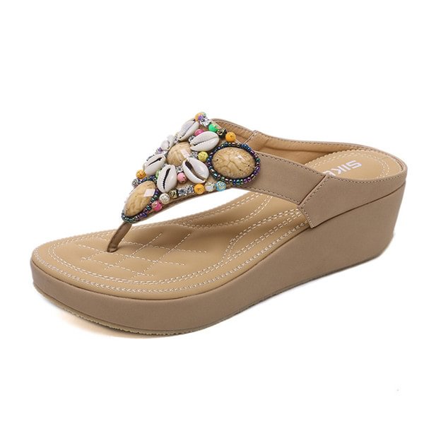 Women's 2022 Bohemian beaded vintage sandals