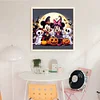 【Limited Stock Sale】Disney Halloween-Mickey Minnie-11CT Stamped Cross Stitch 45*45cm/17.72*17.72in