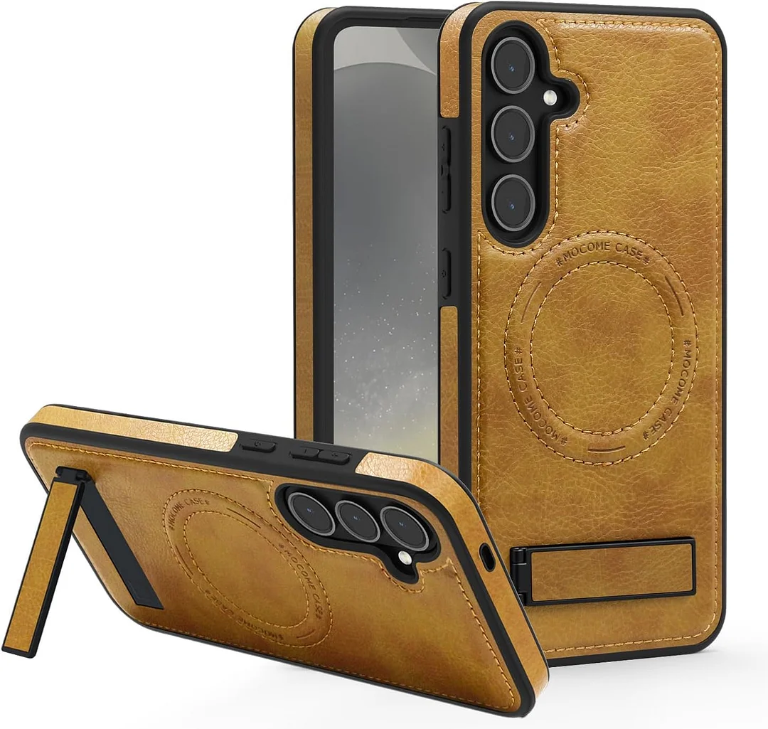 Samsung Galaxy Z Fold 6 Leather Case Magnetic Protective Case Holder Phone Case