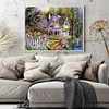 Garden House - 11CT Stamped Cross Stitch - 40*50cm
