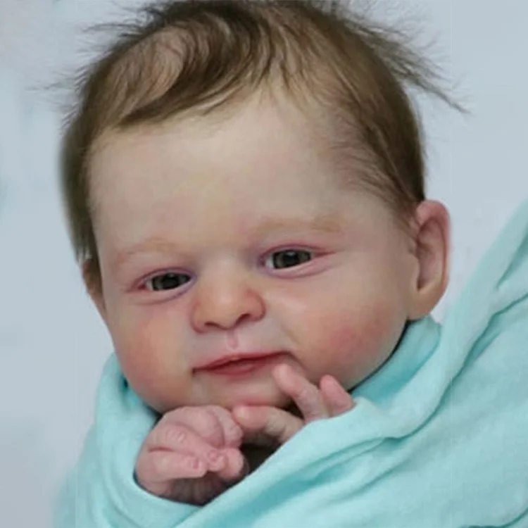  [New] 20'' Lifelike Reborn Toddler Baby Doll Boy Jalaya with Blue Eyes Opened - Reborndollsshop®-Reborndollsshop®