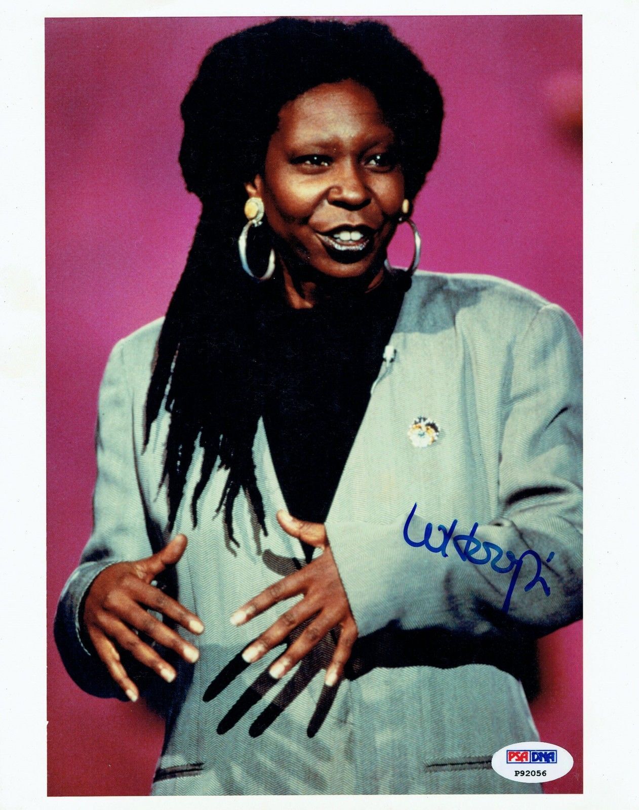 Whoopi Goldberg Signed Authentic Autographed 8x10 Photo Poster painting (PSA/DNA) #P92056