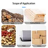 Wood Moisture Meter LCD Backlight Digital Wood Moisture Tester with 4 Switchable Modes High Precision for Firewood Paper Floor (Battery Not Included)