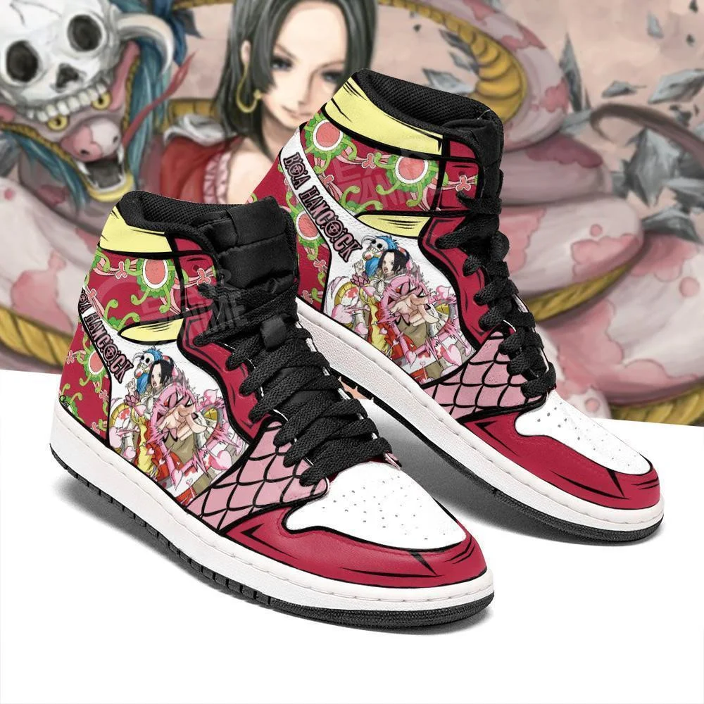 Boa Hancock Sneakers Custom Anime One Piece Shoes