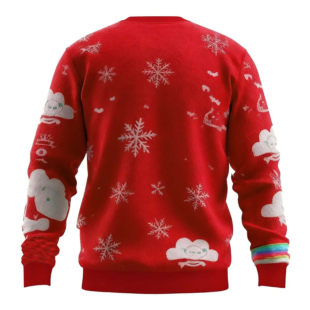 3D Print Unisex Christmas Ugly Sweater-inspireuse
