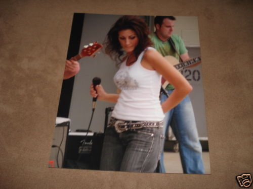 Danielle Peck Sexy Live Promo 8x10 Color Music Photo Poster painting