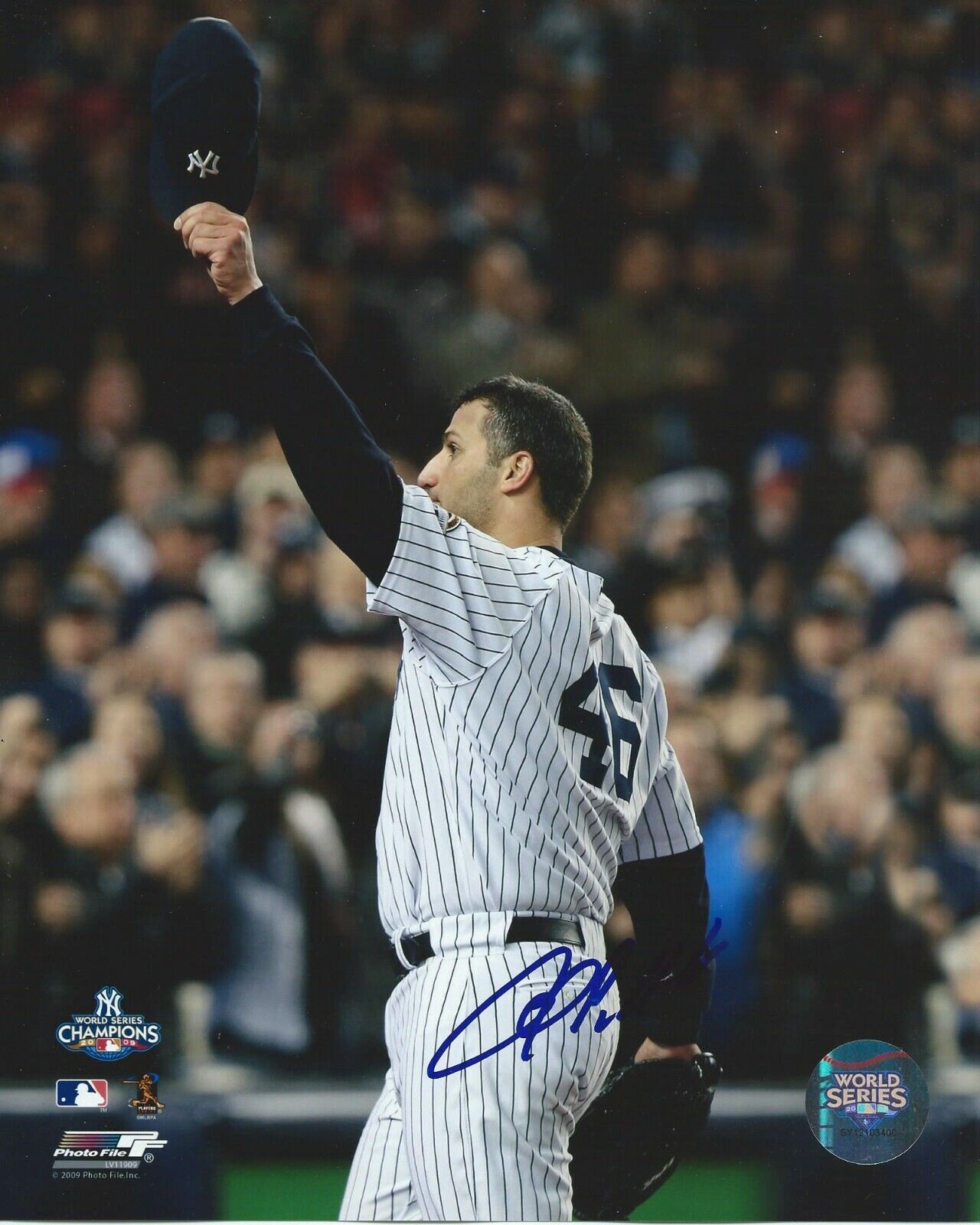 Andy Pettitte Signed 8x10 Photo Poster painting World Series New York Yankees Autographed COA