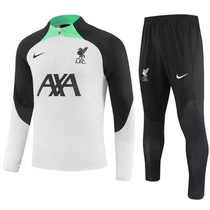 23/24 Liverpool Half-Pull Training Suit Football Jersey Set Thai Quality