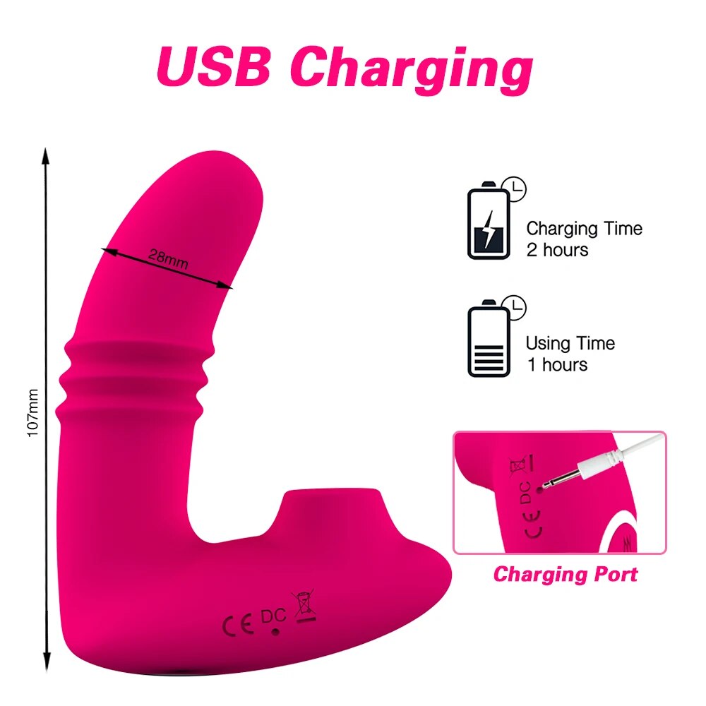 Remote Control Clitoral Sucking Vibrator for Women