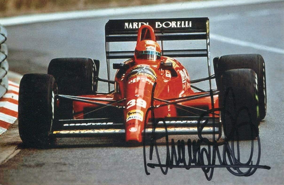 Bruno Giacomelli autograph, Italian Formula One driver, Photo Poster painting signed