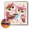 Diamond Painting-DIY Full Round Drill Owl