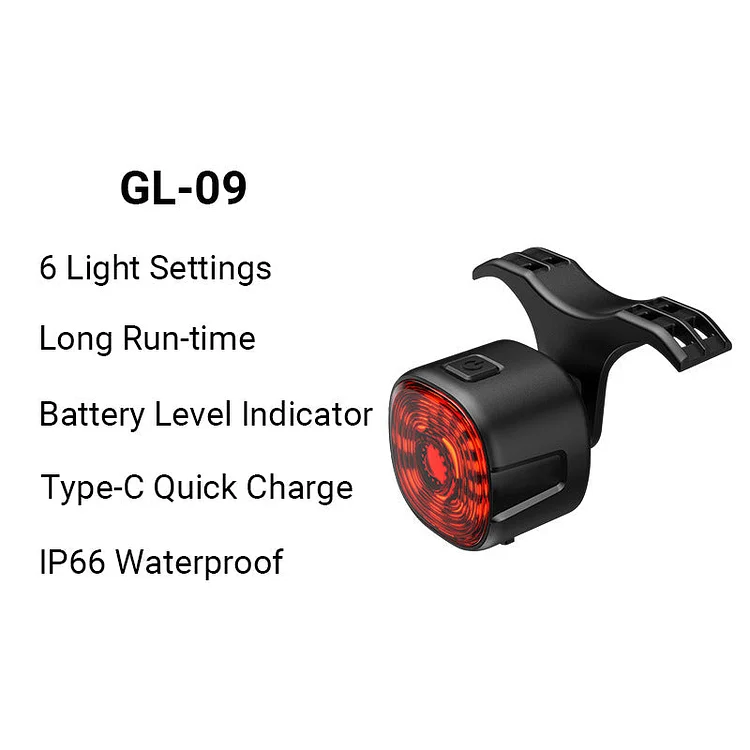 Rechargeable Weather Resistant Bike Taillight