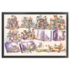 uk.everydayedeals (Limited Stock)Cross Stitch - 11ct Stamped - Animaux et livres (90*67cm)