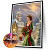 Diamond Painting-DIY Full Round Drill Christmas Girls