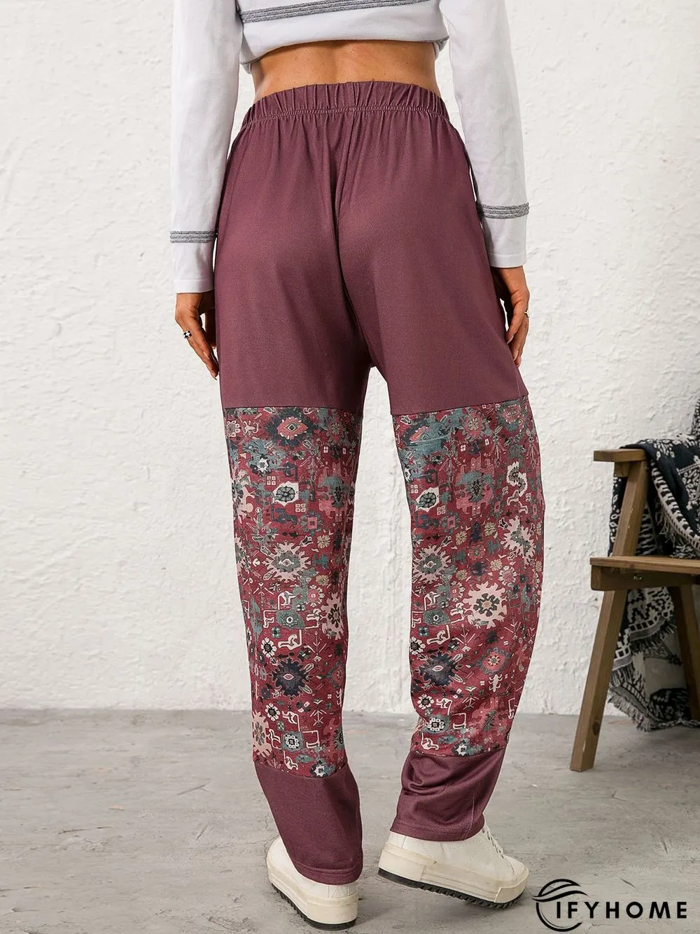 Vintage Cotton-Blend Shift Pants | IFYHOME