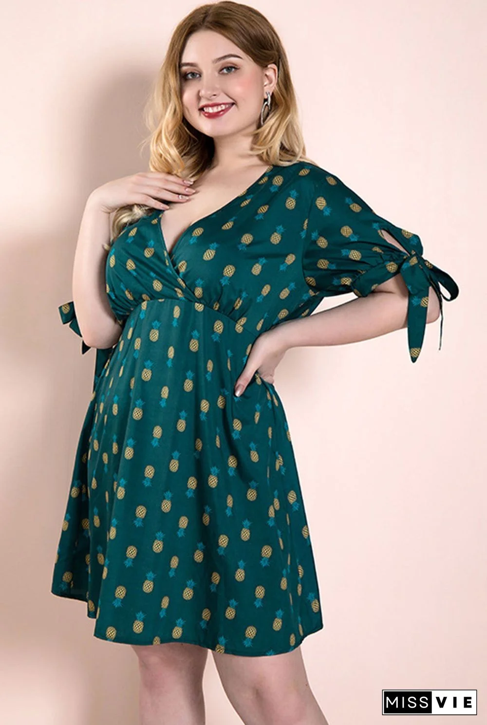 Boho  Short Mini Wrap Dress P10314