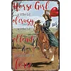 Horse There was A Girl Really Loved Horses - Vintage Metal Signs(8*12Inch) - Cowgirl