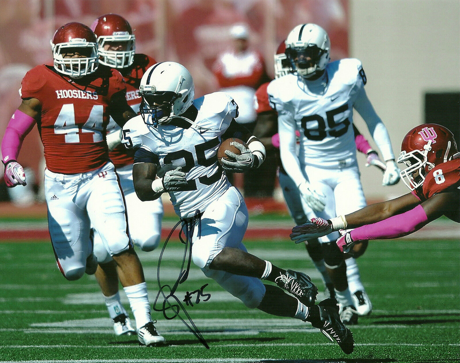 SILAS REDD HAND SIGNED PENN STATE NITTANY LIONS 8X10 Photo Poster painting W/COA PSU