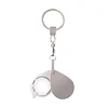 Portable 15X Folding Key Ring Magnifier Key Chain Magnifying Glass Loupe