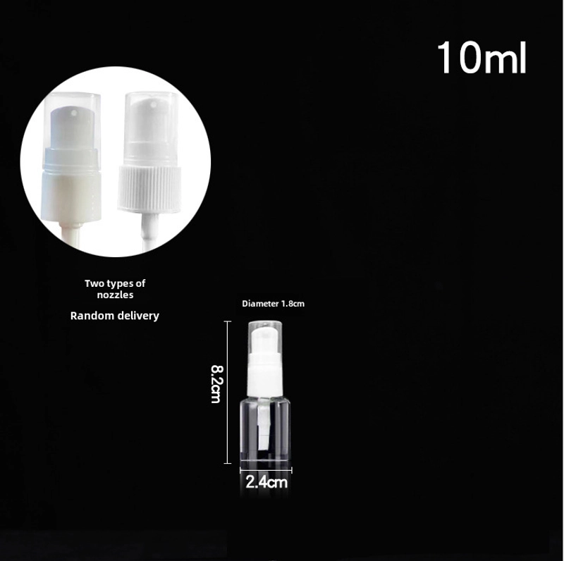 PET Lotion Cosmetic Bottle Toner Hand Sanitizer Bottled Travel Set Press Pump Transparent Facial Cleanser Bottle