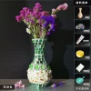 Wooden Vase Solid Mosaic Art Handmade Pasting Material Pack DIY Creative Decoration Kit