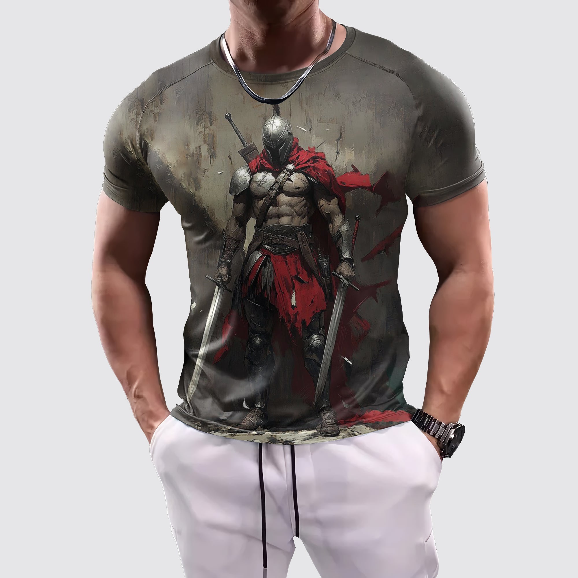 Warrior 3D Tight-Fitting Tee- AA05934