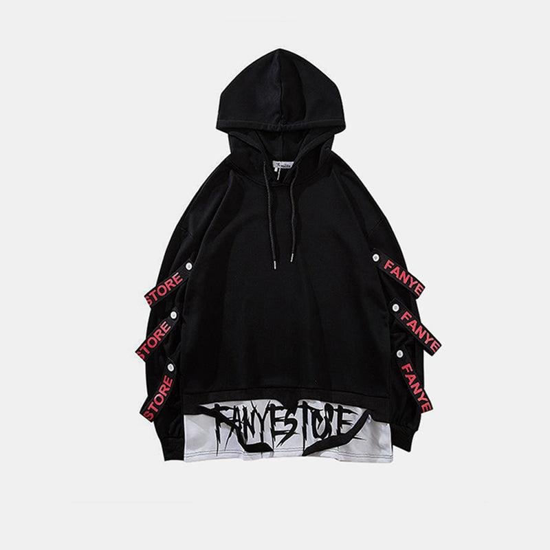 Street Style Trendy Splicing Thick Hoodie