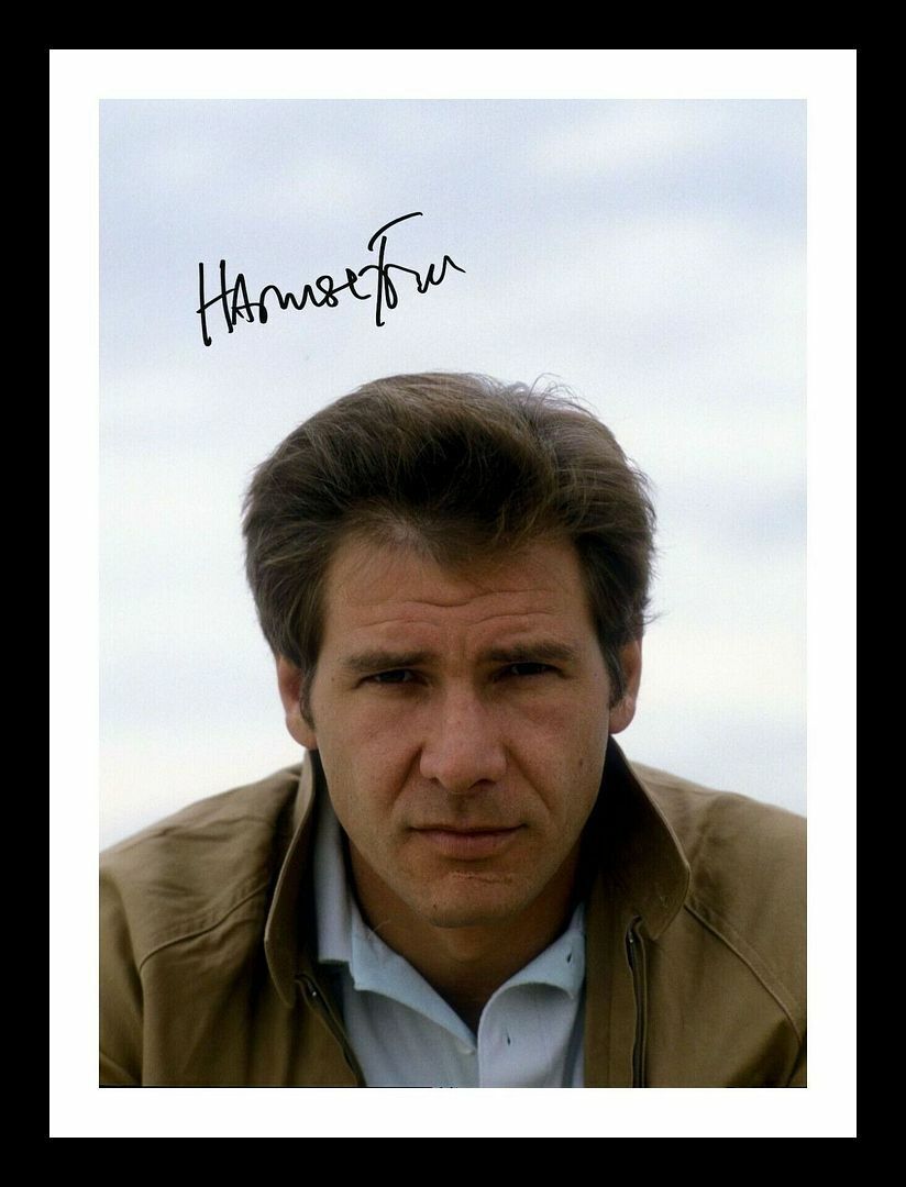 Harrison Ford Autograph Signed & Framed Photo Poster painting 2