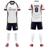 QZJC Custom-made Quick-Drying Men's & Women's Soccer Wear Short-Sleeved Training & Match Team Uniforms