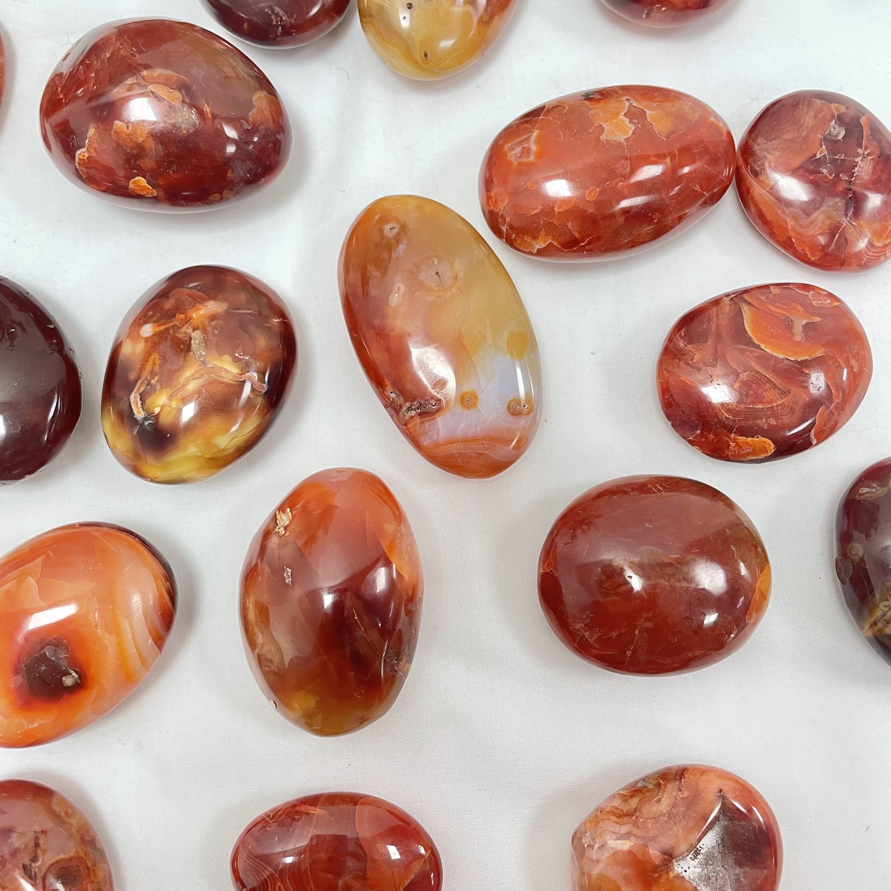 Carnelian Palm Stone 