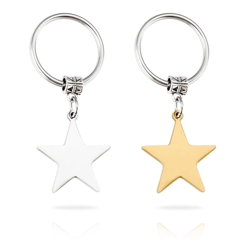 Fashion Star Stainless Steel Bag Pendant Keychain