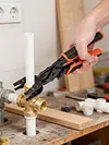 Push-Fit Disconnect Tong Tool for 1/2 3/4 1 Fittings Anti Deformation Pipe Removal Plier Easily Removing Rust-Resistant Effort-Saving Design