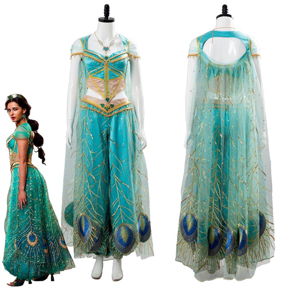 Aladdin Princess Prinzessin Jasmine Cosplay Kostüm