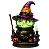 Gothic Witch Hat Night Light Halloween Decorations Colorful Wizard Hat Lamp