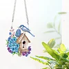 2Pcs Blumen und Vögel - 5d DIY Handwerk Anhänger