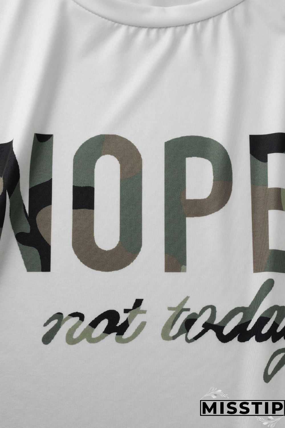 Black White Casual Street Print Tassel Patchwork O Neck Plus Size Two Pieces