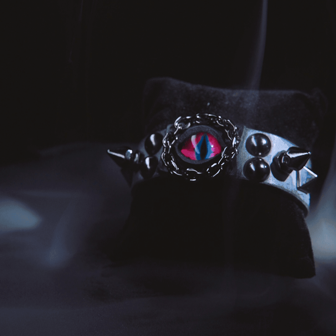 Purple Chrome Dragon Eye Bracelet