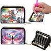 2pcs Elf Girl Pattern Diamond Painting Fashion Card Holder Compact Coin Purse