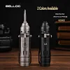 BELLOC titanium alloy ratchet screwdriver retro edc with built-in bit and portable multi-functional combination tool